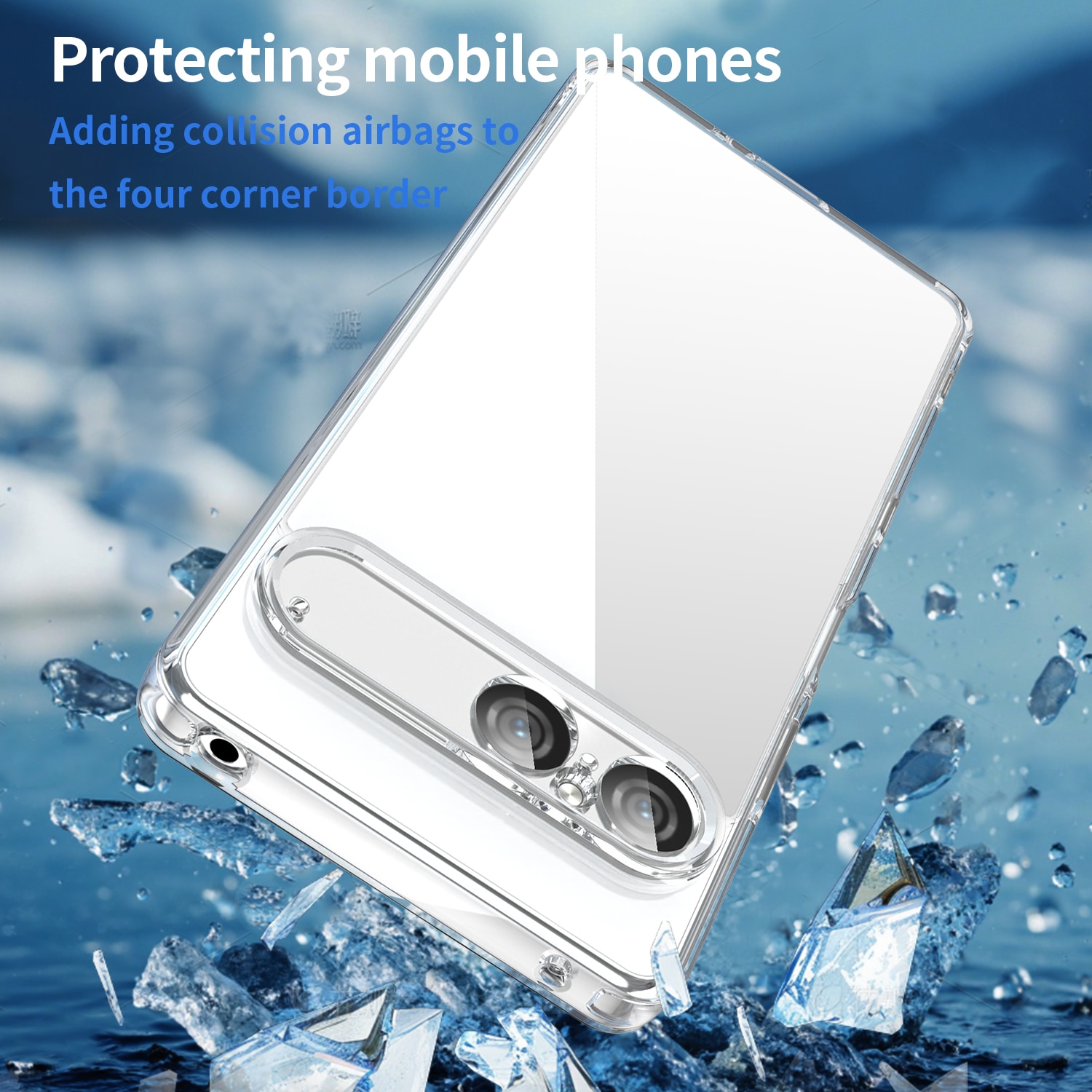 Hybriddeksel Sony Xperia 10 VII Gjennomsiktig