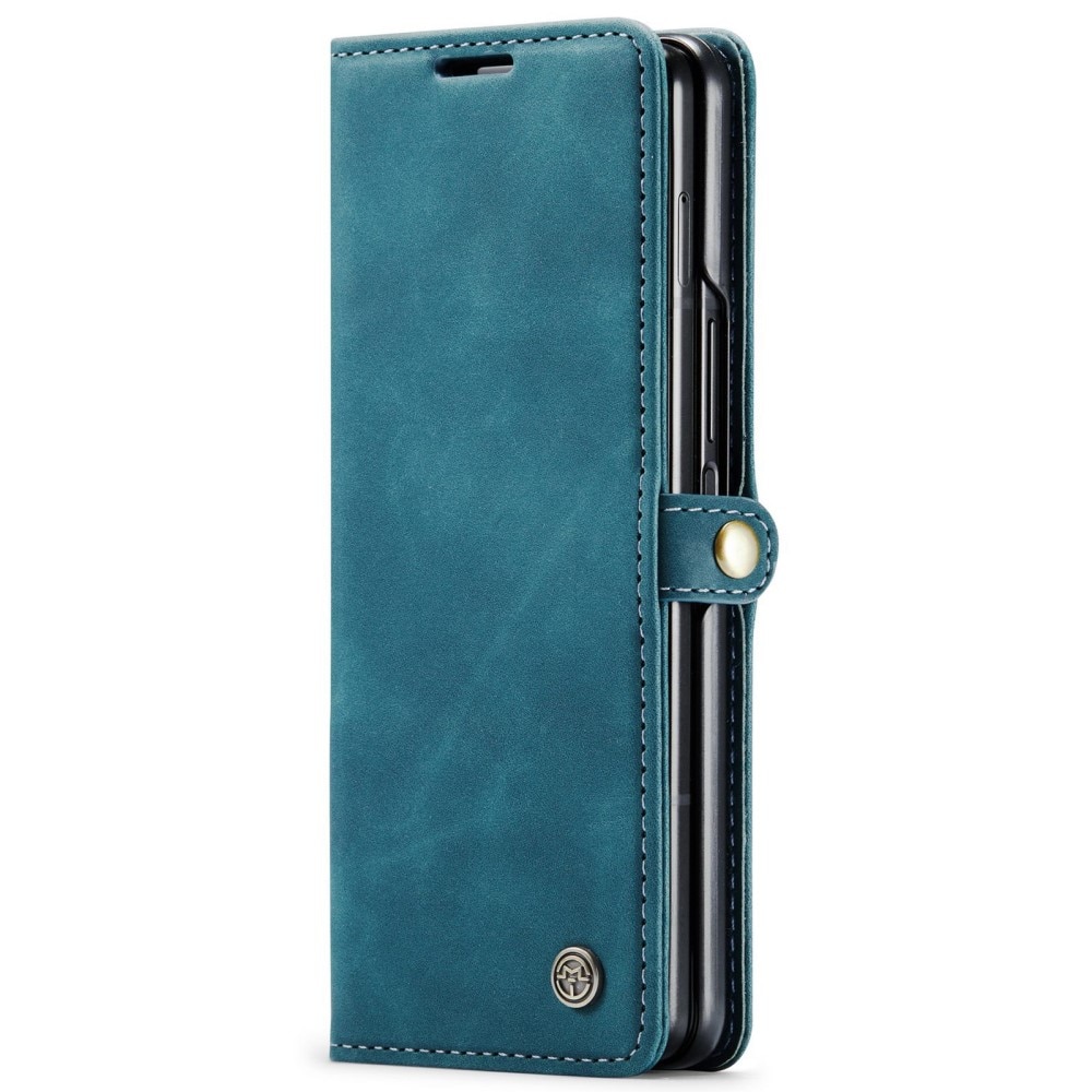 Slim Lommebokveske Samsung Galaxy Z Fold 4 blå