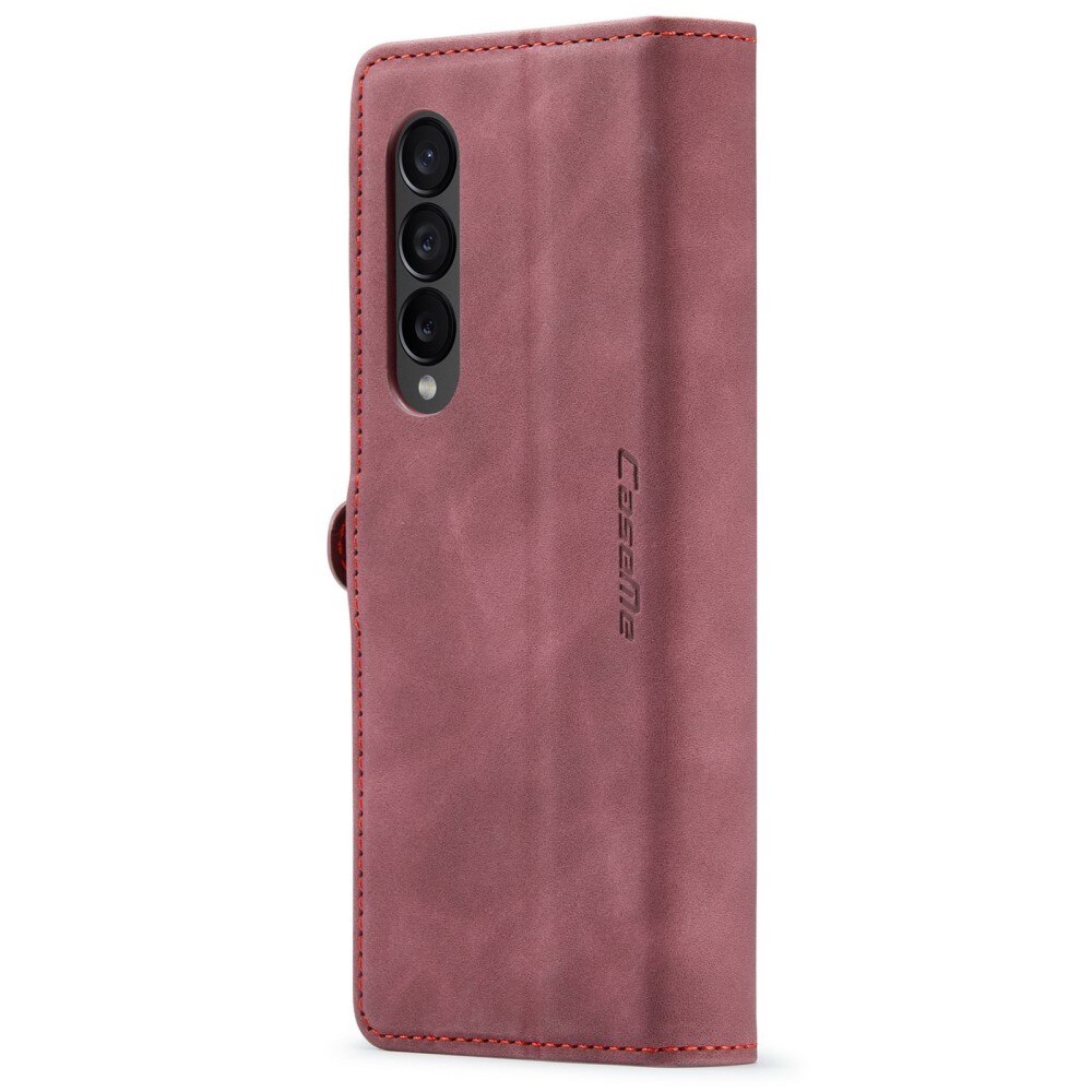 Slim Lommebokveske Samsung Galaxy Z Fold 4 rød