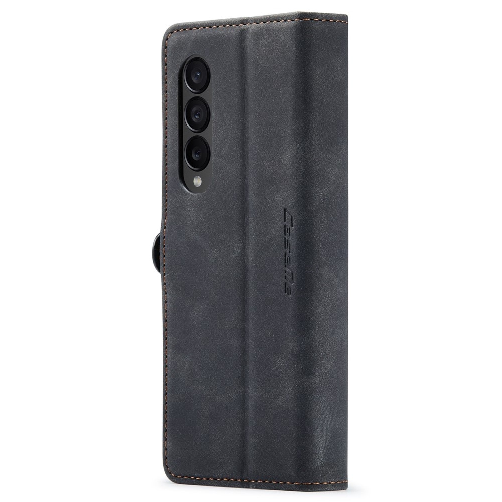 Slim Lommebokveske Samsung Galaxy Z Fold 4 svart