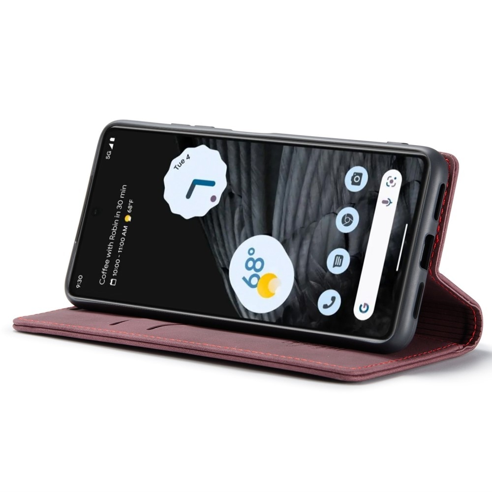 Slim Lommebokveske Google Pixel 7 Rød