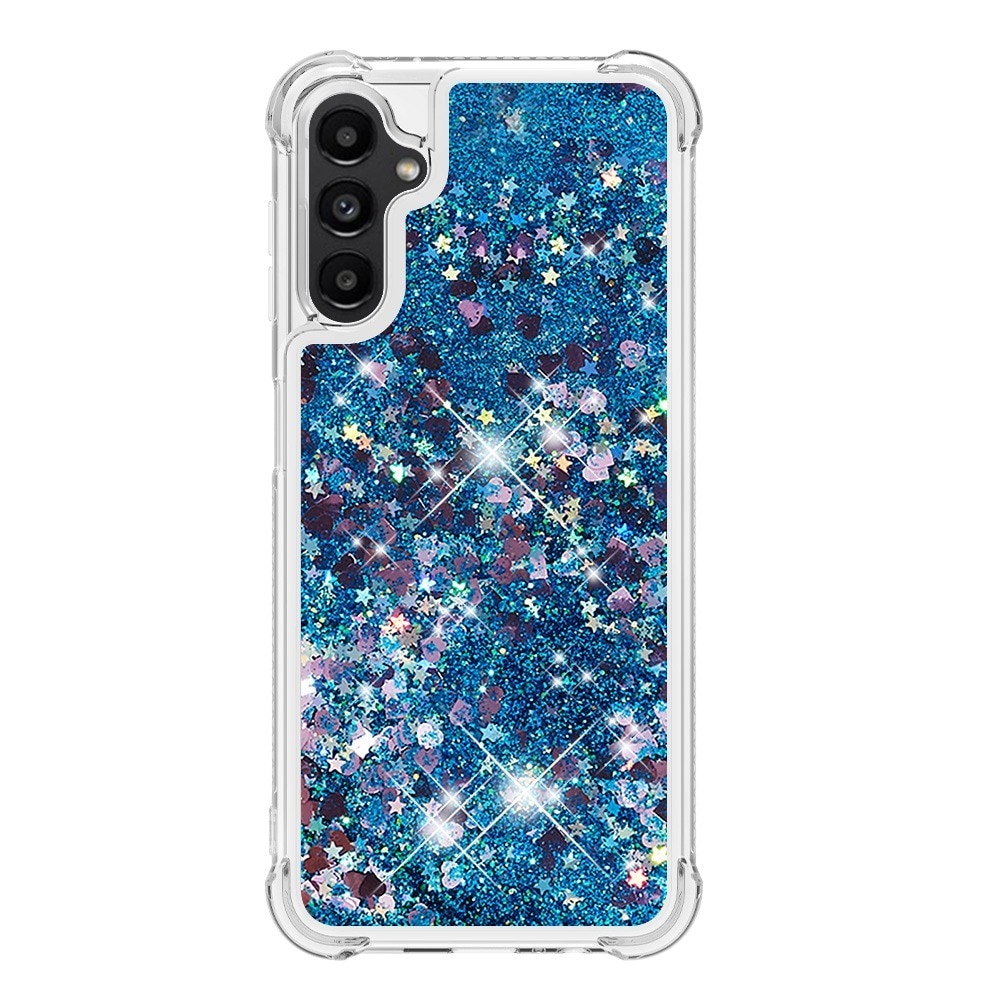 Glitter Powder TPU Deksel Samsung Galaxy A14 blå