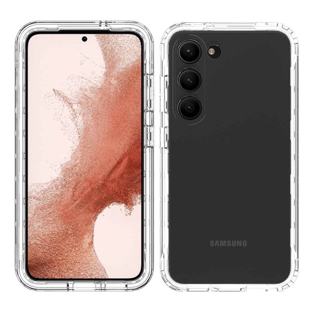 Full Cover Deksel Samsung Galaxy S23 Plus Gjennomsiktig