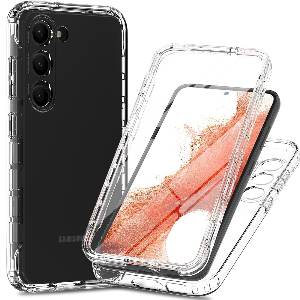 Full Protection Case Samsung Galaxy S23 Plus Gjennomsiktig