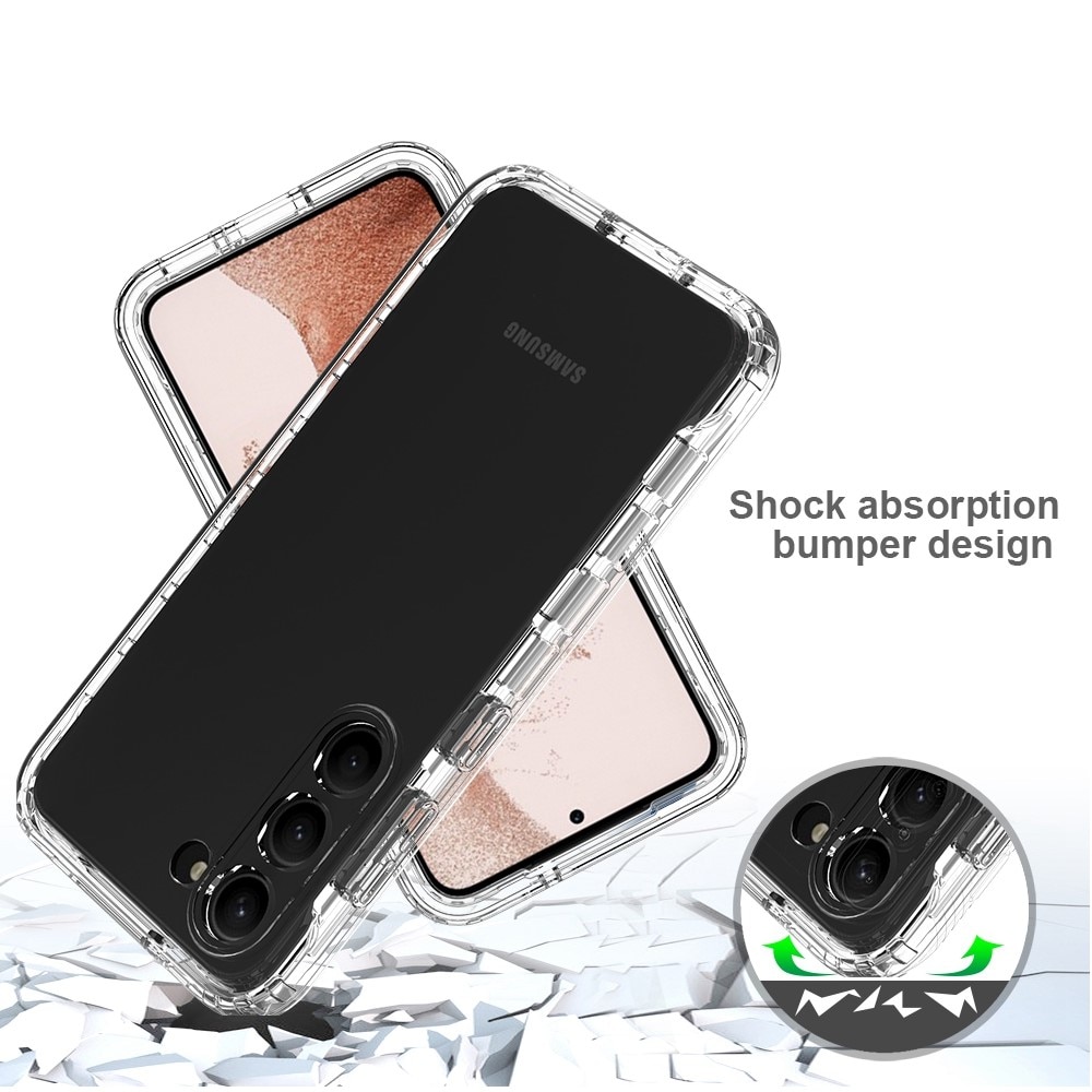 Full Protection Case Samsung Galaxy S23 Plus gjennomsiktig