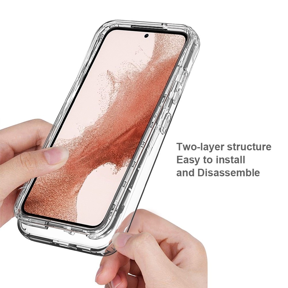 Full Protection Case Samsung Galaxy S23 Plus Gjennomsiktig
