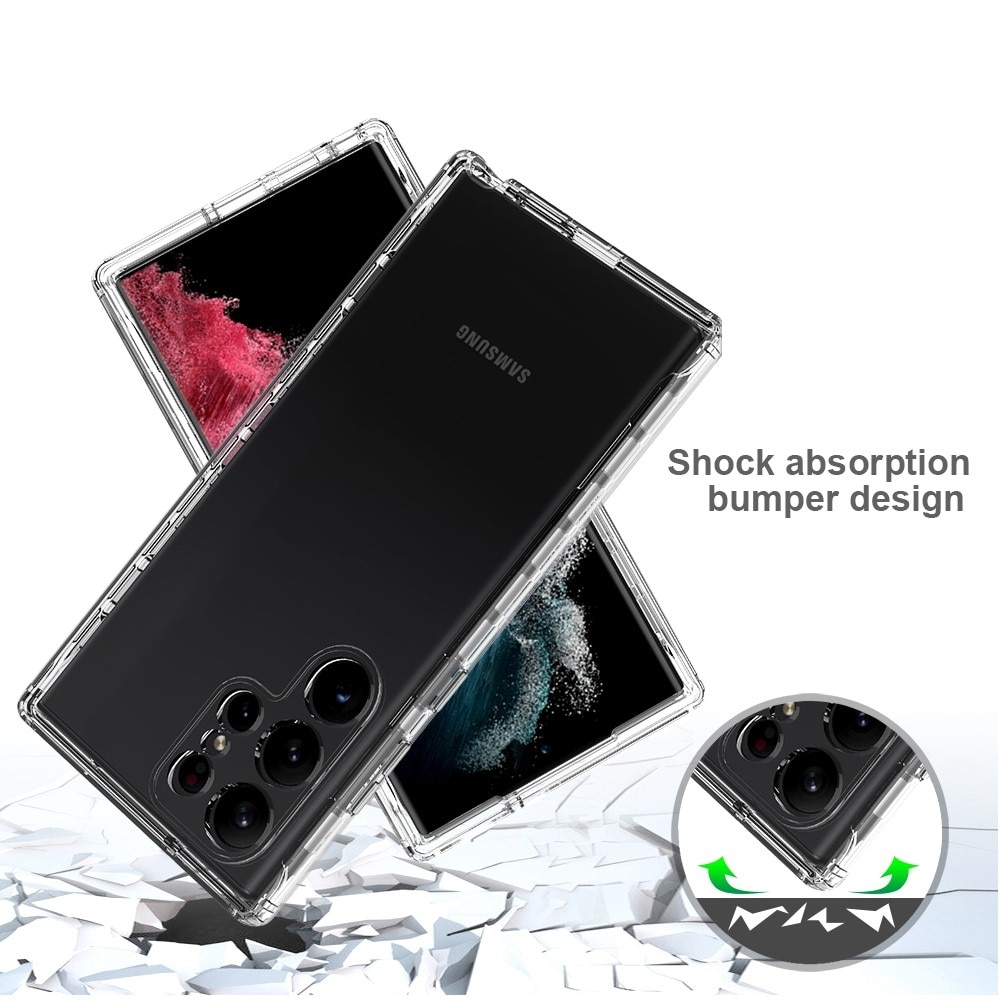 Full Protection Case Samsung Galaxy S23 Ultra gjennomsiktig