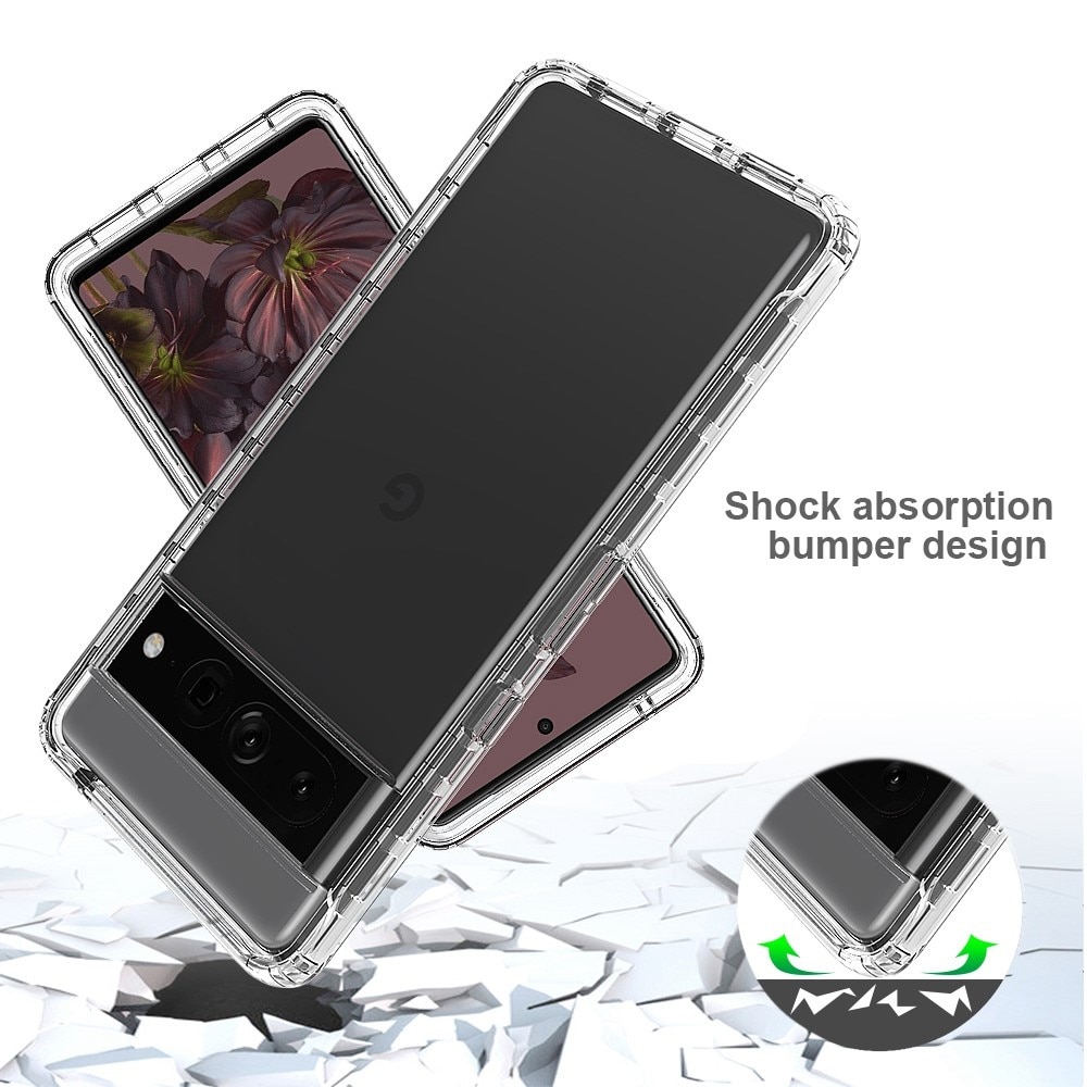 Full Protection Case Google Pixel 7 Pro gjennomsiktig