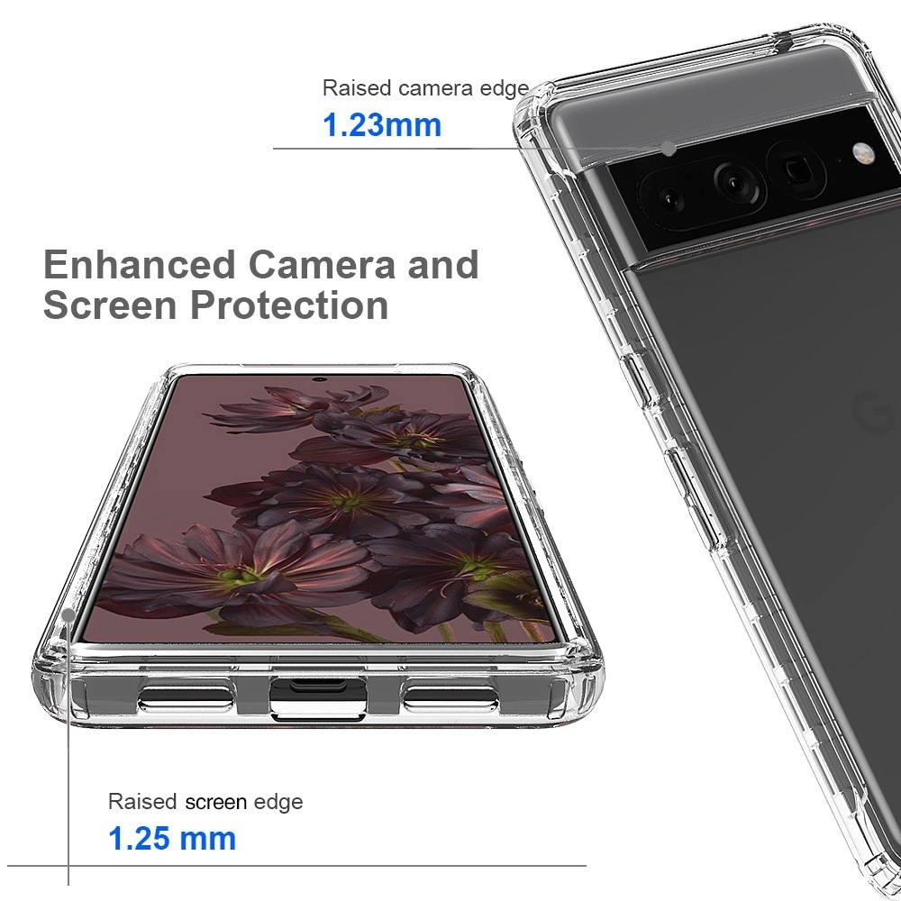 Full Protection Case Google Pixel 7 Pro gjennomsiktig