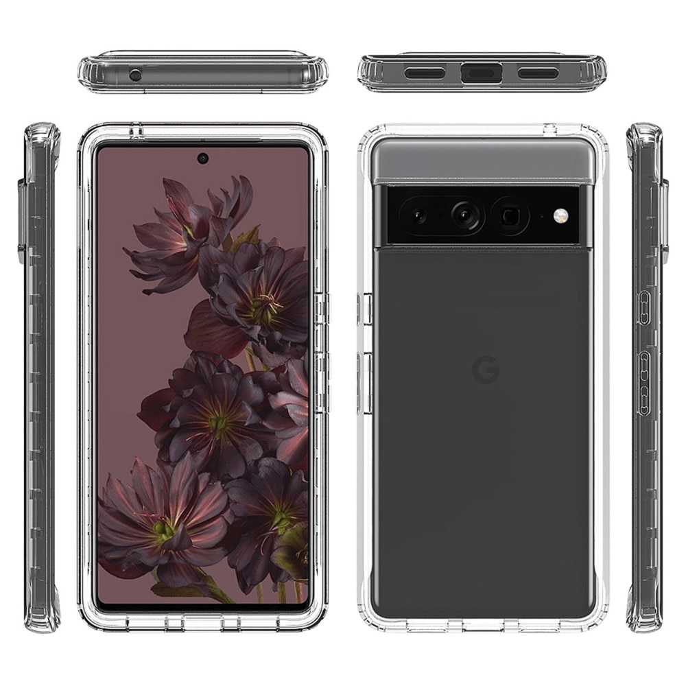 Full Protection Case Google Pixel 7 Pro gjennomsiktig