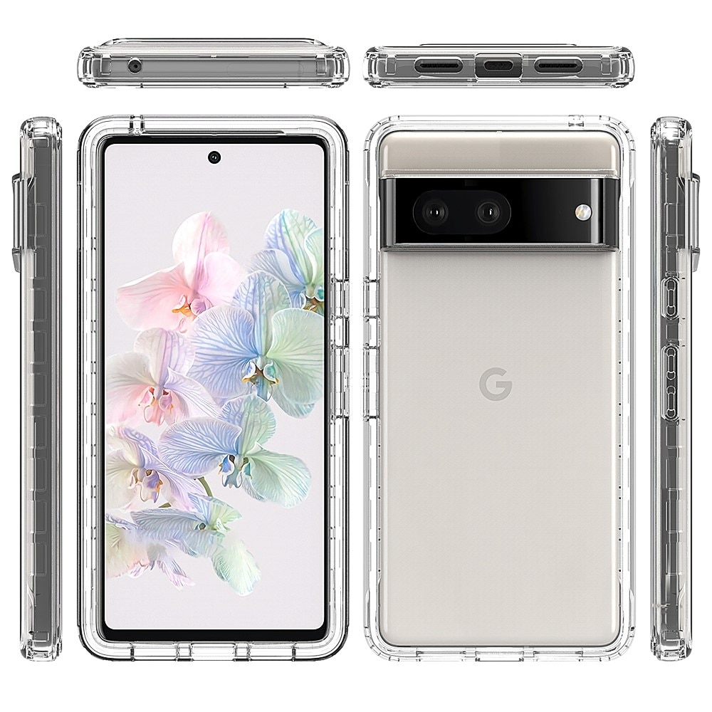 Full Protection Case Google Pixel 7 gjennomsiktig