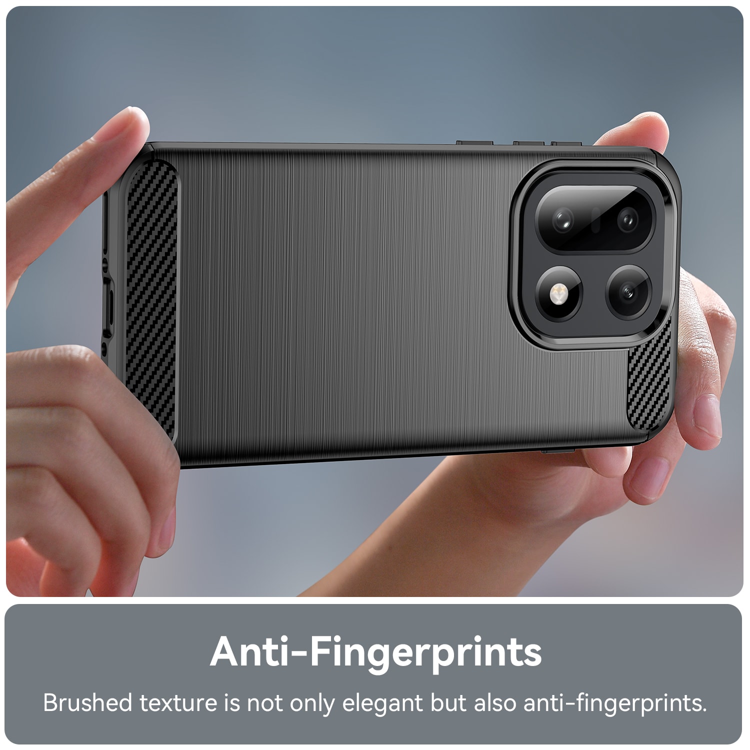  OnePlus 15 Deksel TPU Brushed Svart