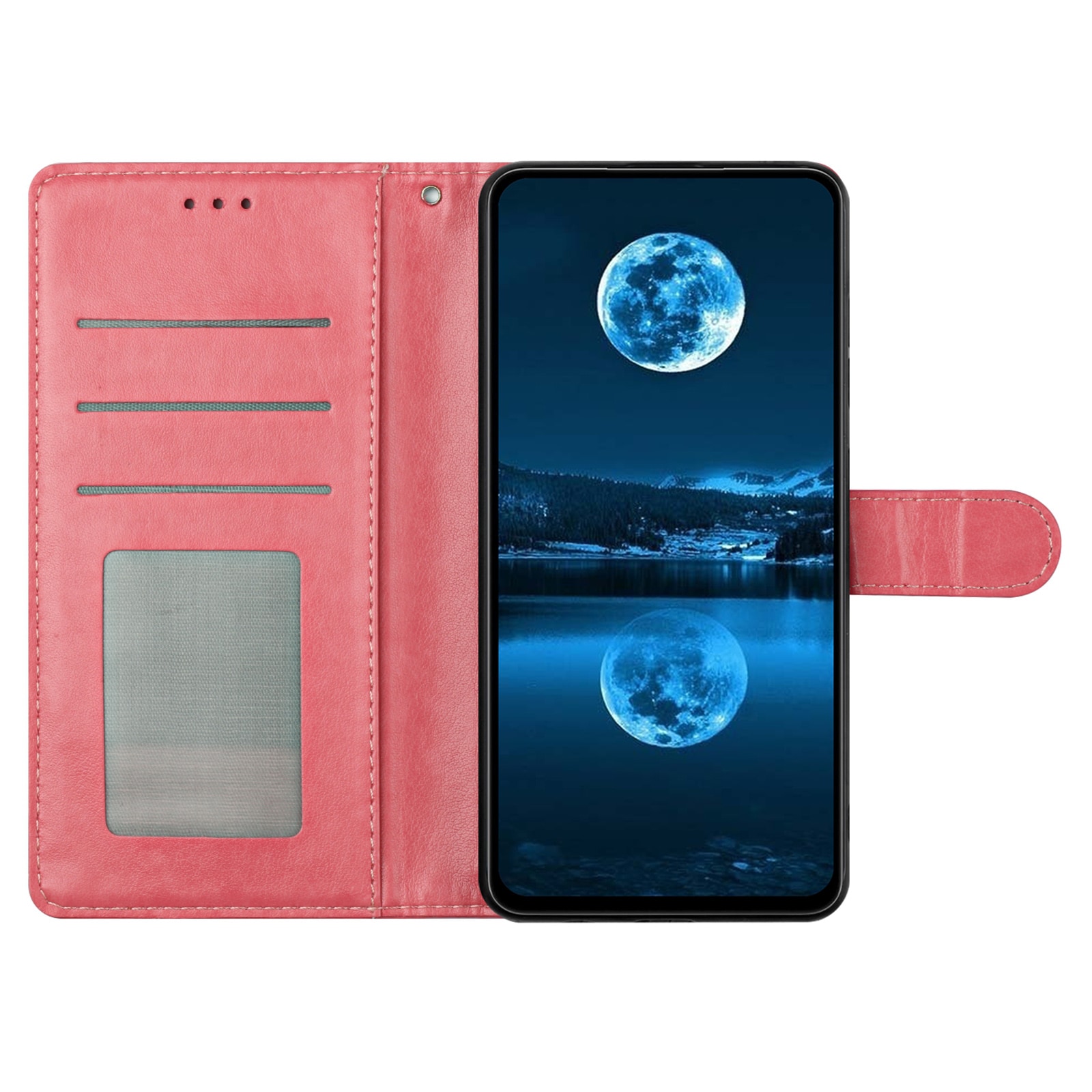 Lærveske Samsung Galaxy A57 Rosa