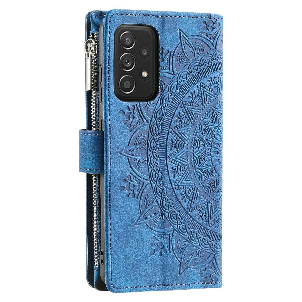 Lommebokveske Samsung Galaxy A53 Mandala blå
