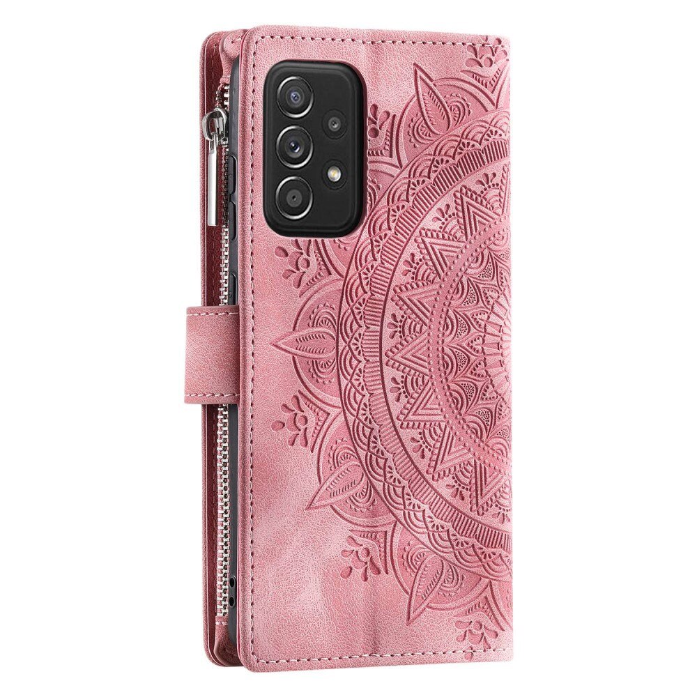 Lommebokveske Samsung Galaxy A53 Mandala rosa