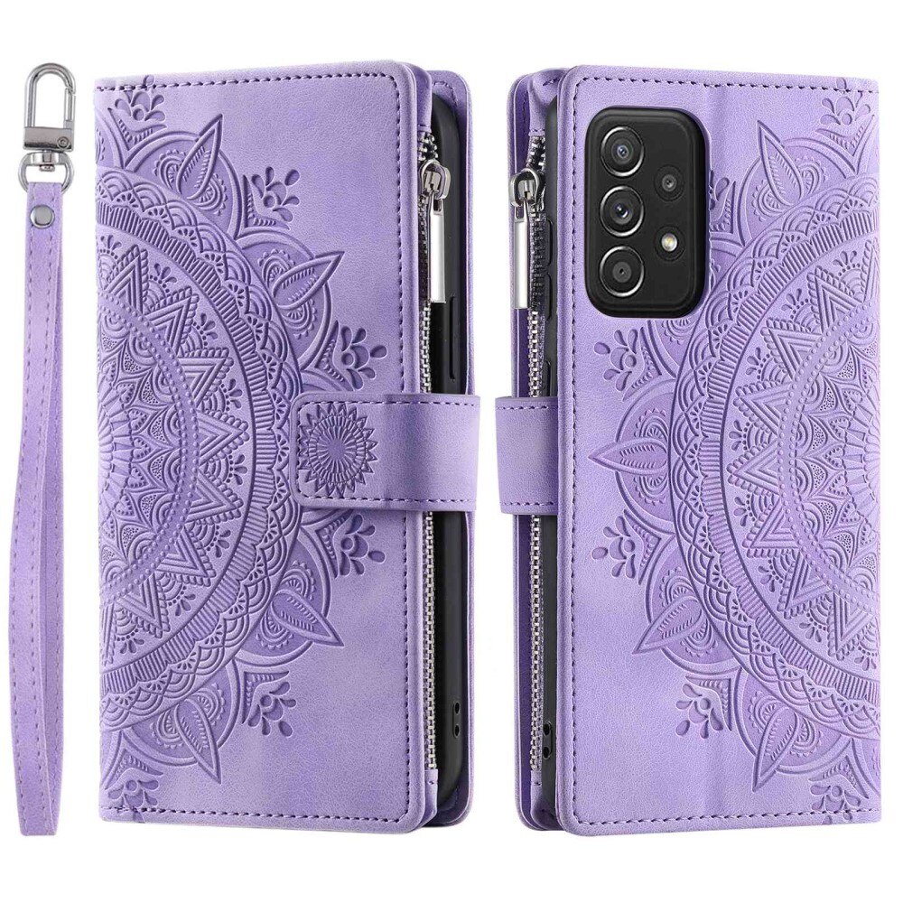 Lommebokveske Samsung Galaxy A53 Mandala lilla