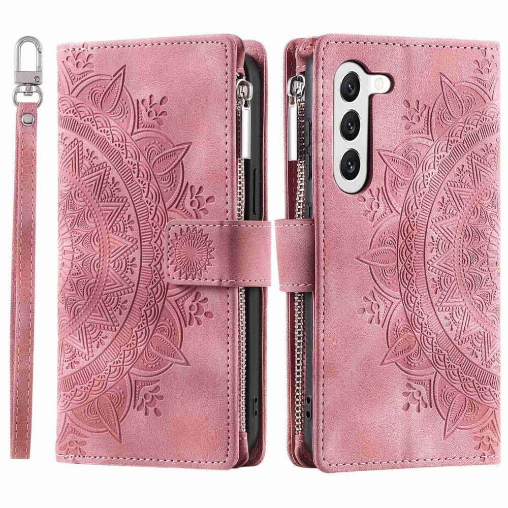 Lommebokveske Samsung Galaxy S23 Mandala rosa