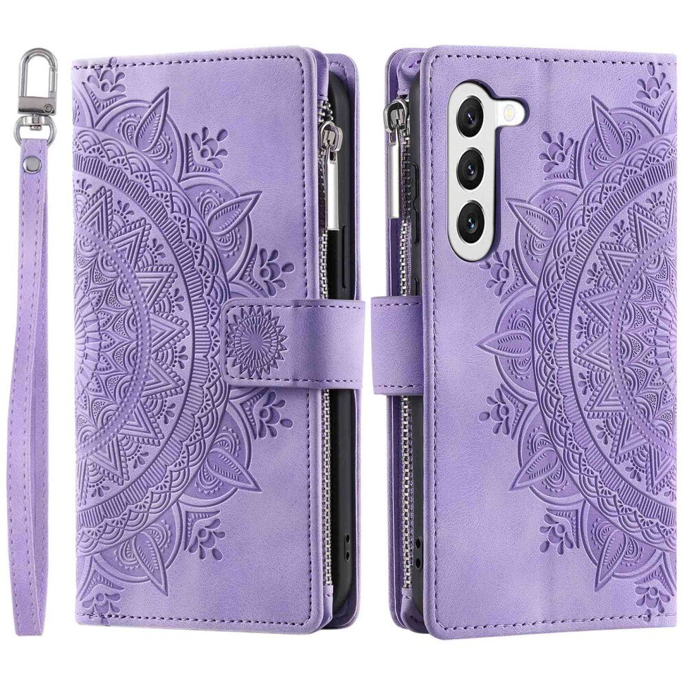 Lommebokveske Samsung Galaxy S23 Mandala lilla