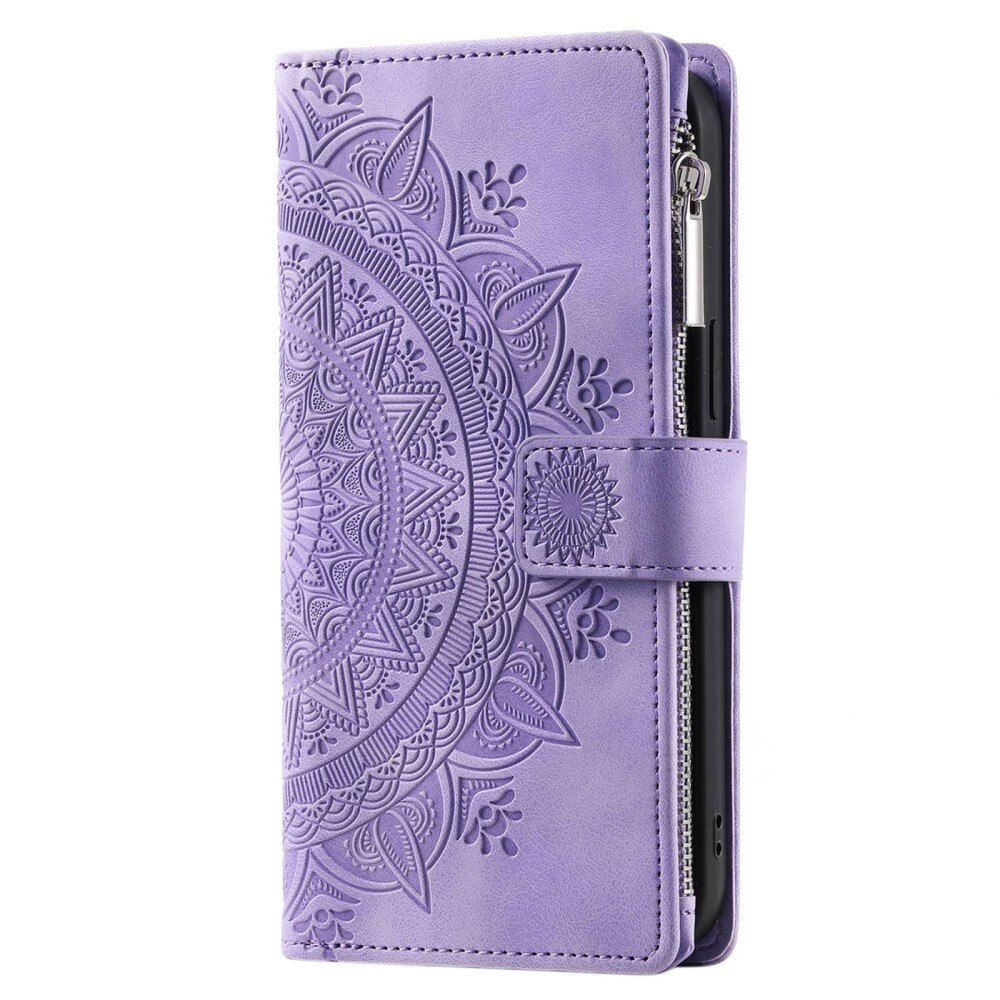Lommebokveske Samsung Galaxy S23 Mandala lilla