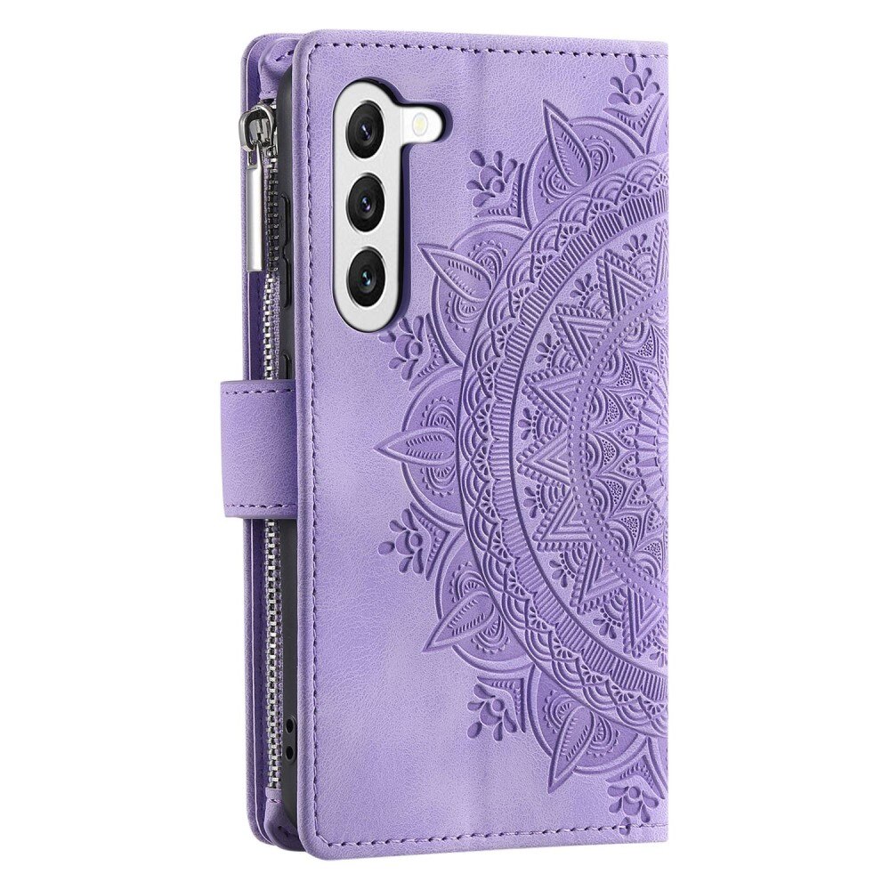 Lommebokveske Samsung Galaxy S23 Mandala lilla
