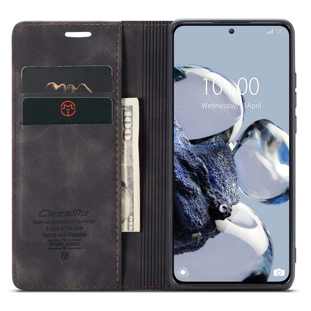 Slim Lommebokveske Xiaomi 12T/12T Pro Svart