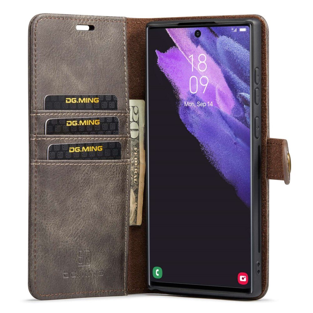 Magnet Wallet Samsung Galaxy S23 Ultra Brun