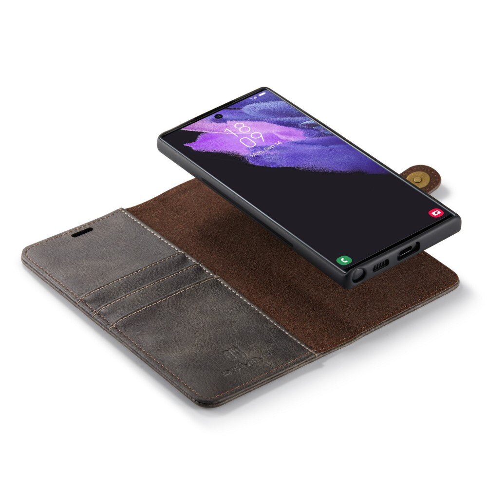 Magnet Wallet Samsung Galaxy S23 Ultra Brun