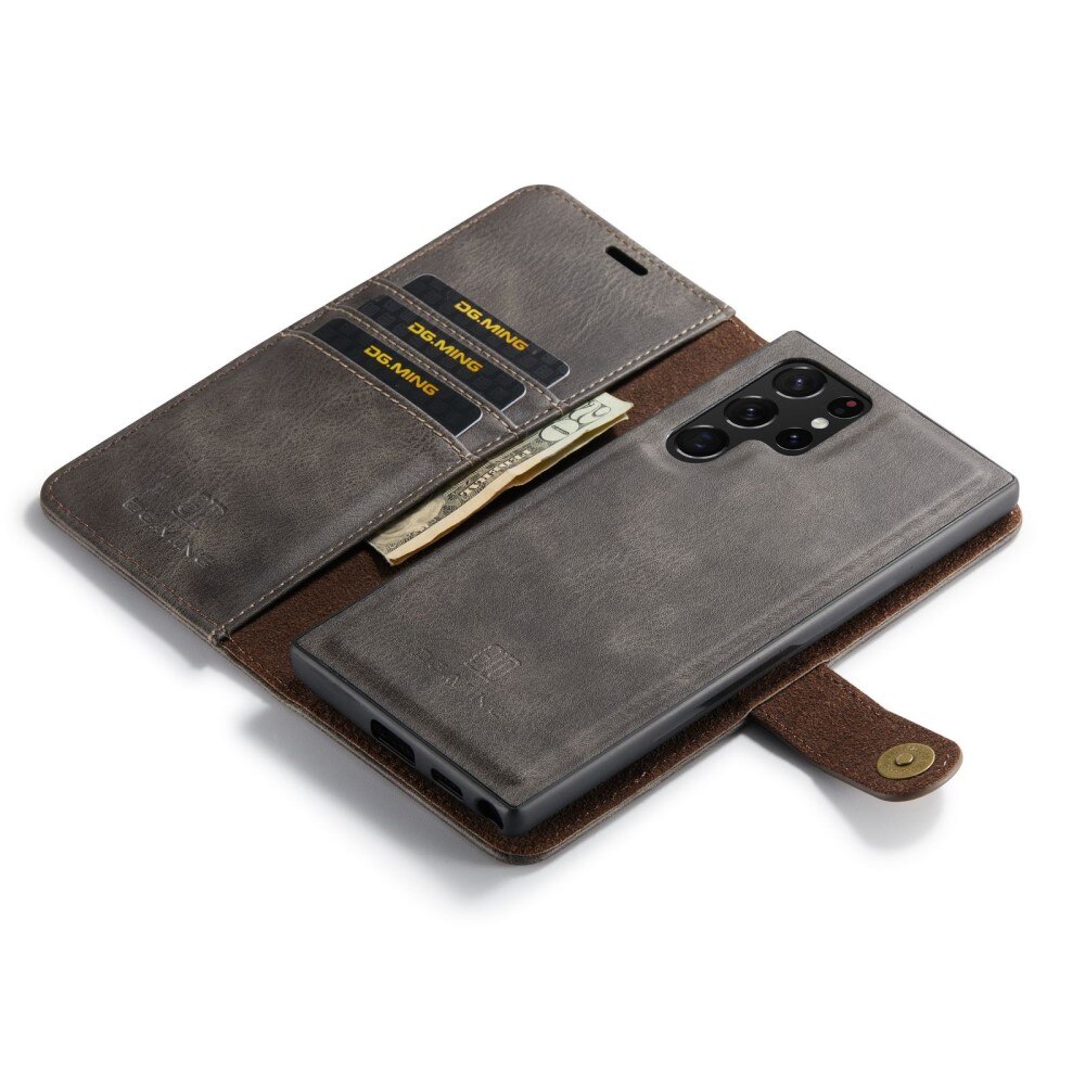 Magnet Wallet Samsung Galaxy S23 Ultra Brun