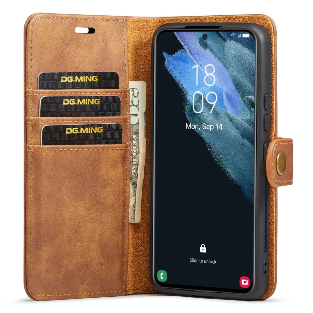 Magnet Wallet Samsung Galaxy S23 Plus Cognac