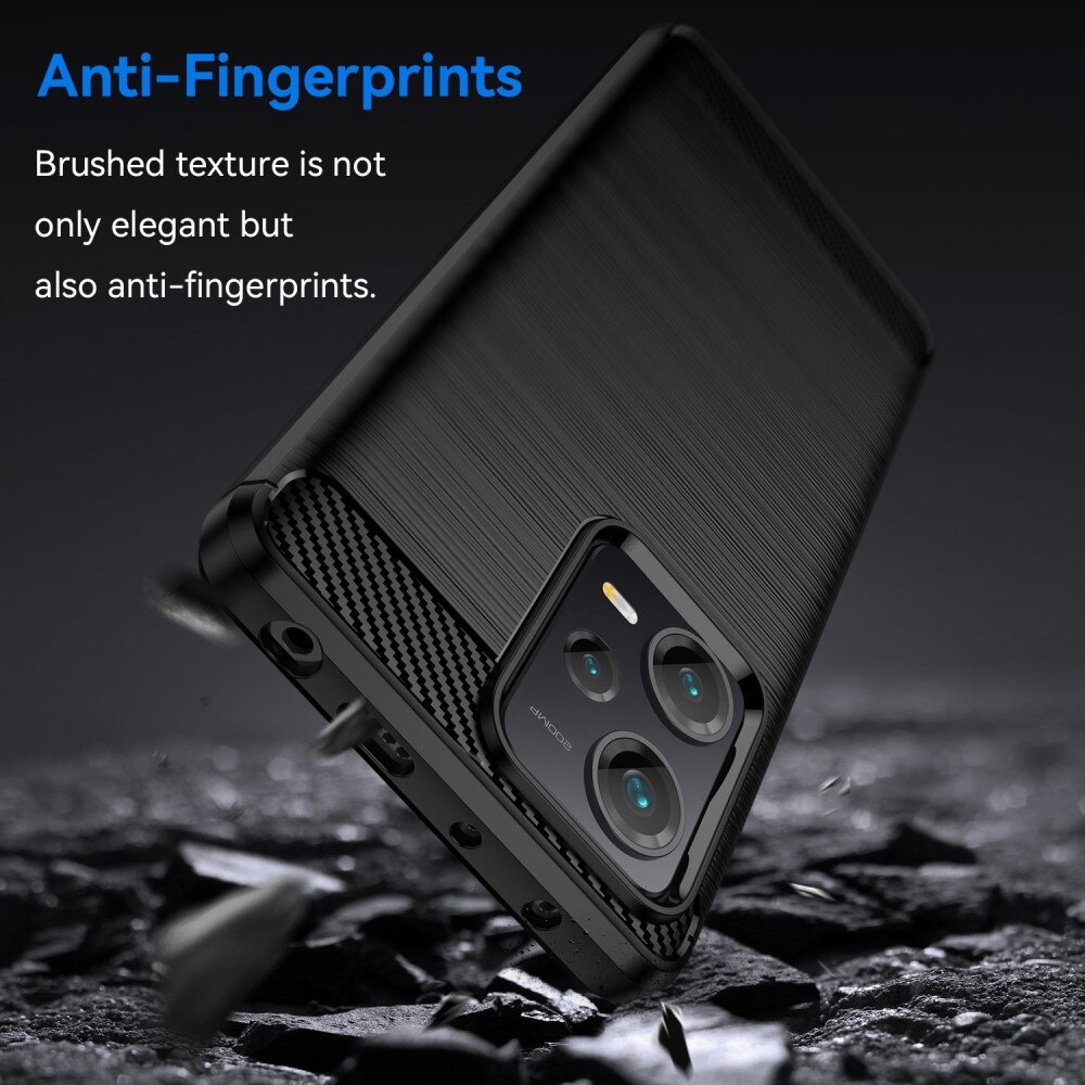 Xiaomi Redmi Note 12 Pro Plus Deksel TPU Brushed Svart