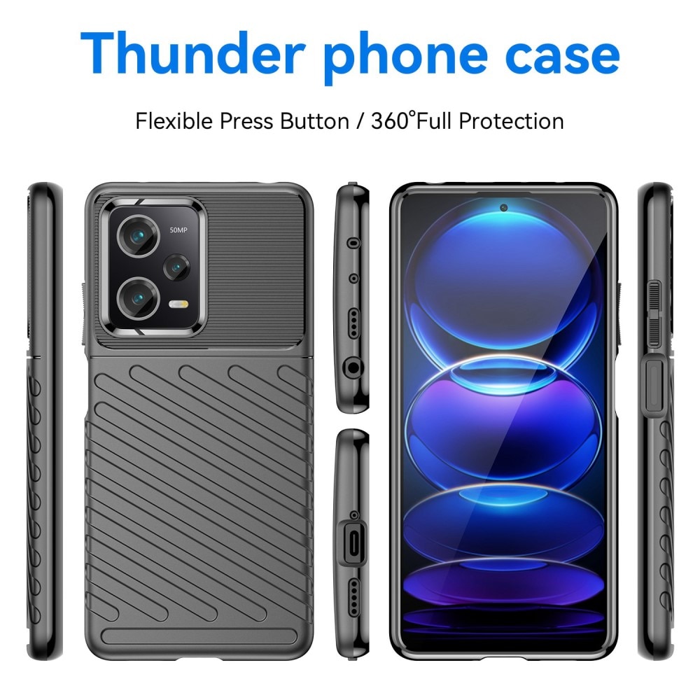 Thunder TPU Case Xiaomi Redmi Note 12 Pro 5G svart
