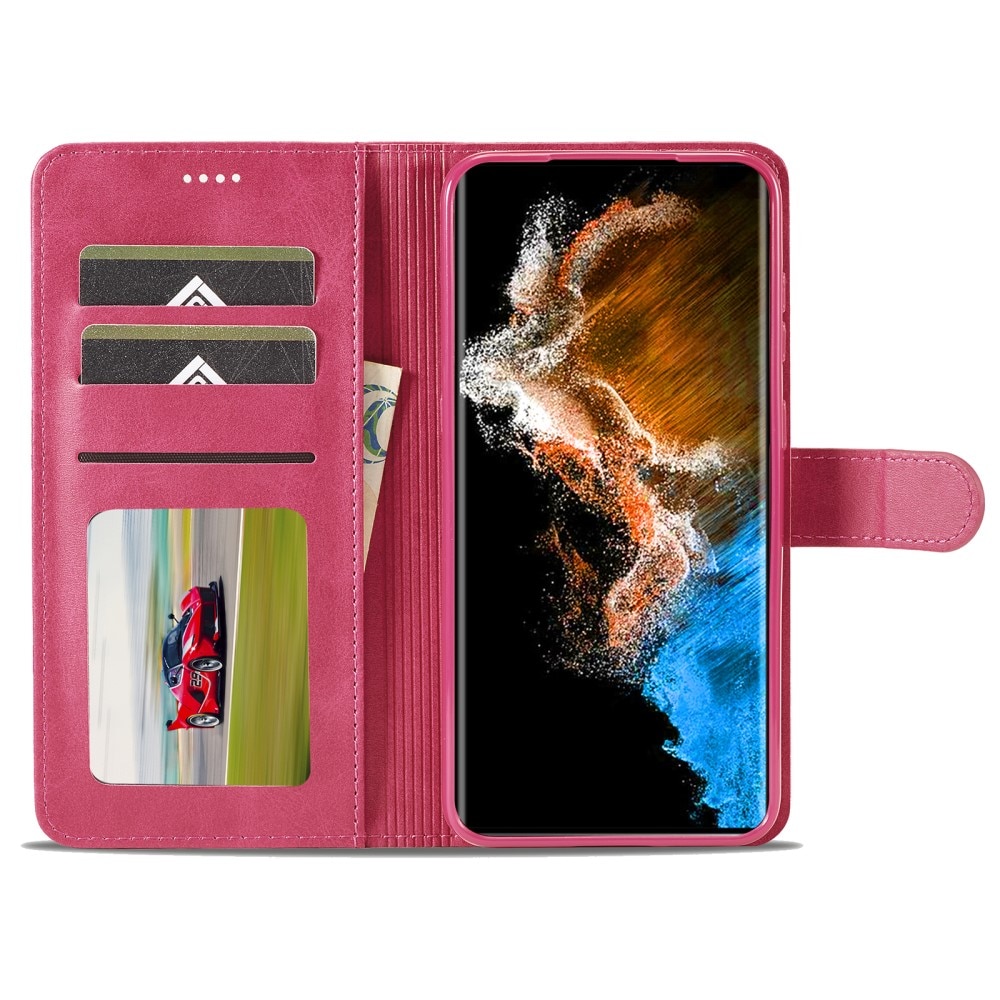 Lommebokdeksel Samsung Galaxy S23 rosa