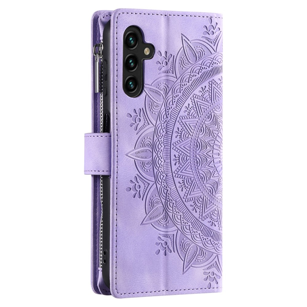 Lommebokveske Samsung Galaxy A54 Mandala lilla