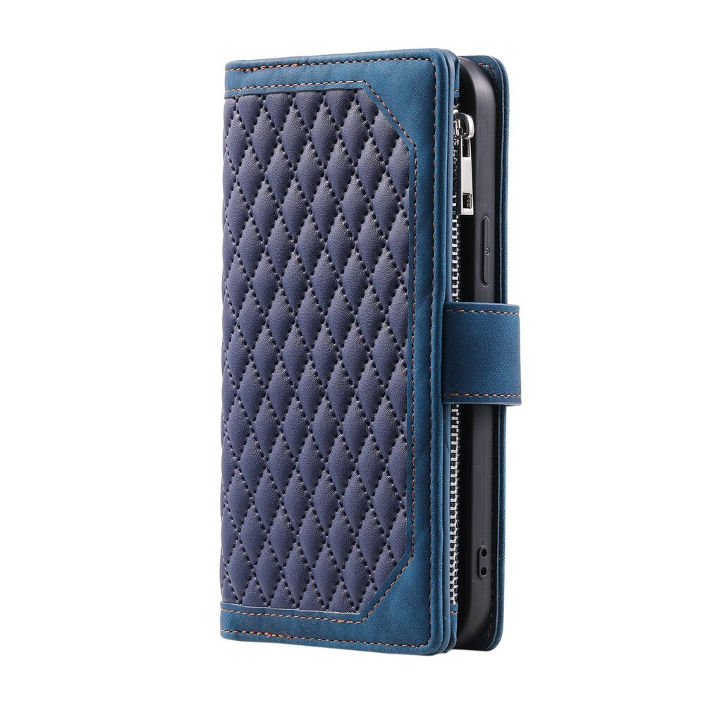 Lommebokveske Samsung Galaxy S23 Plus Quilted Blå