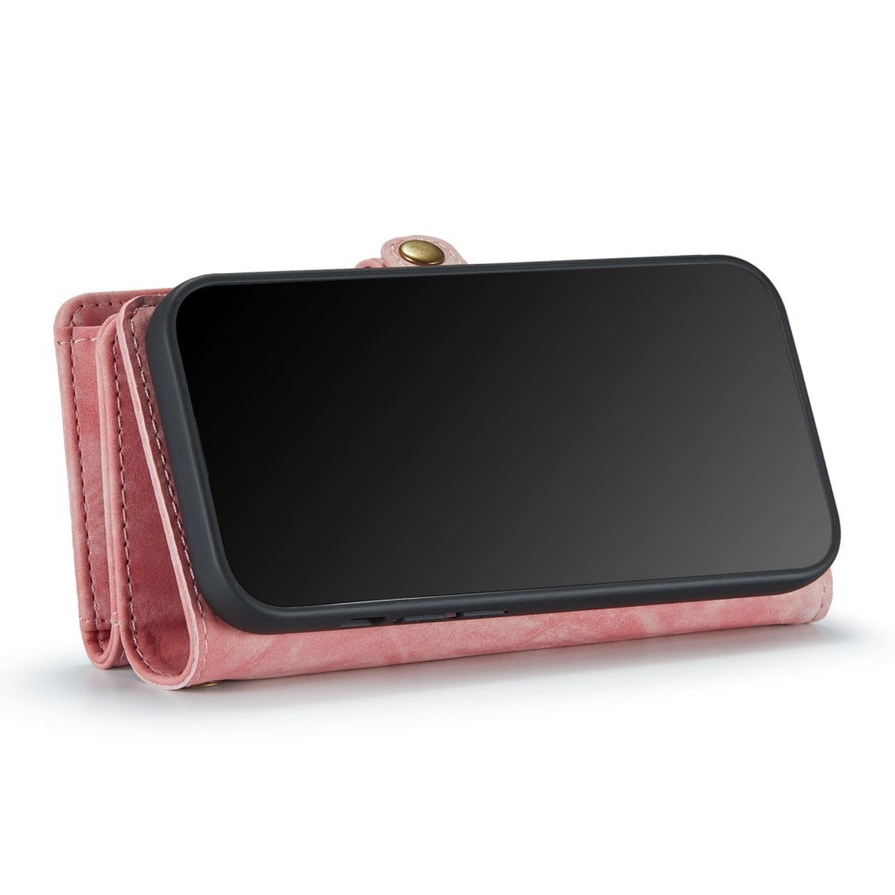 Multi-slot Lommeboksetui iPhone SE (2020) rosa