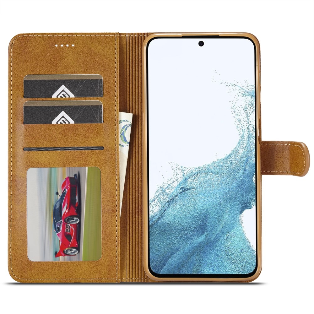 Lommebokdeksel Samsung Galaxy A54 cognac