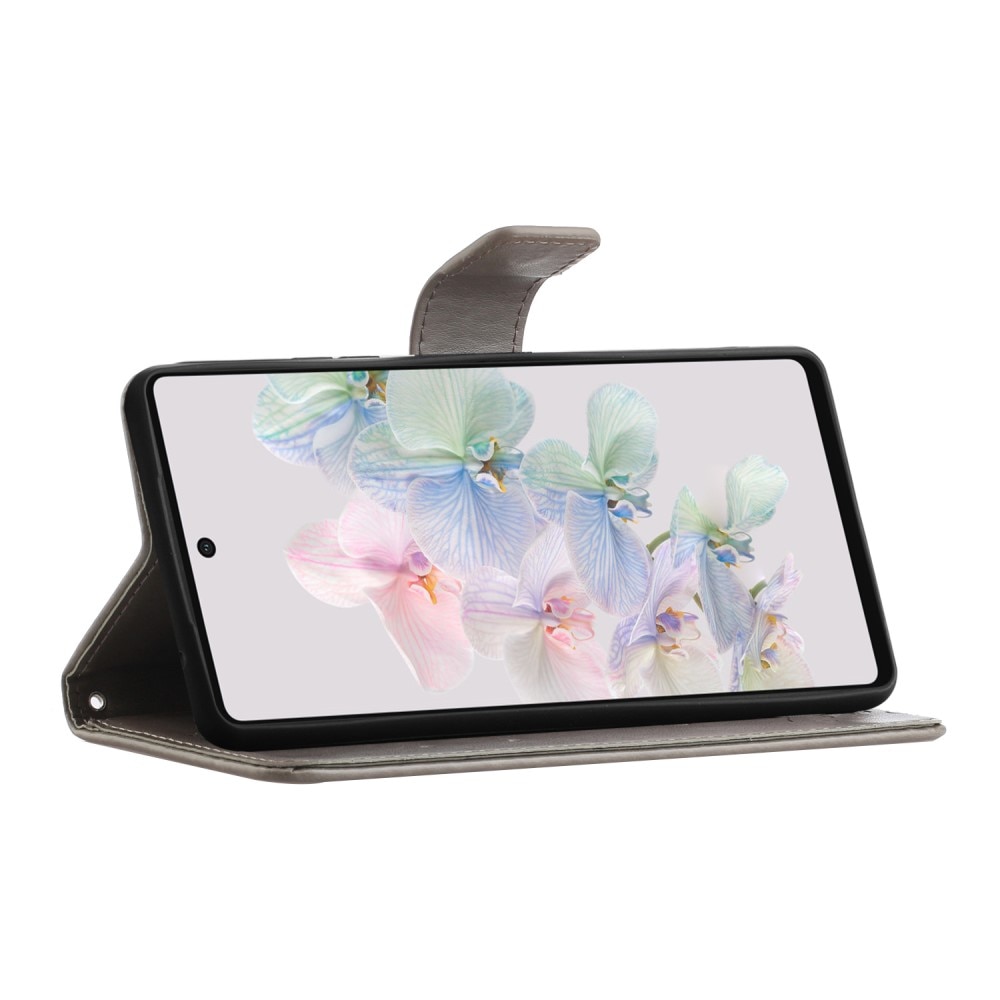 Lærveske Sommerfugler Google Pixel 7a Grå