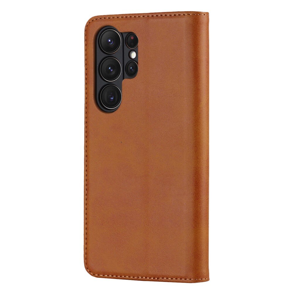 Samsung Galaxy S23 Ultra Slim Mobilveske cognac