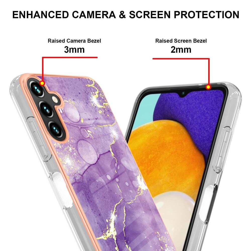 TPU Deksel Samsung Galaxy A54 lilla marmor