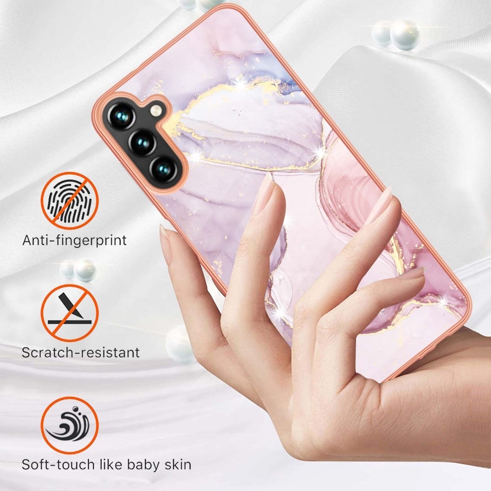 TPU Deksel Samsung Galaxy A54 rosa marmor