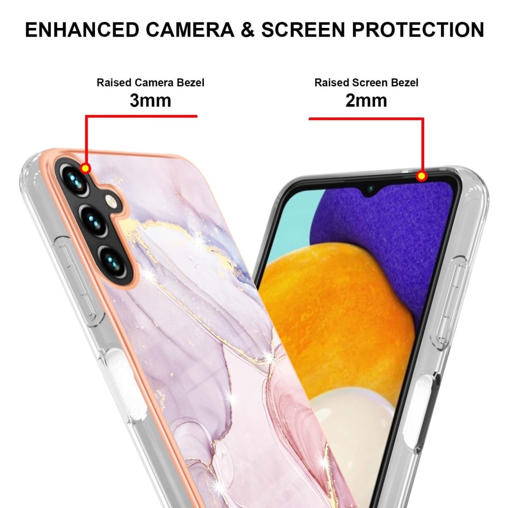 TPU Deksel Samsung Galaxy A54 rosa marmor