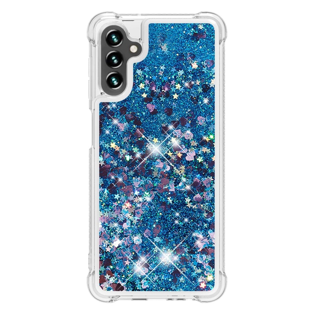 Glitter Powder TPU Deksel Samsung Galaxy A54 blå