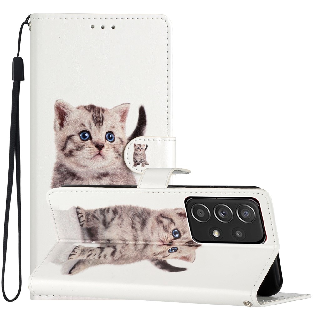 Mobilveske Samsung Galaxy A53 kattunge
