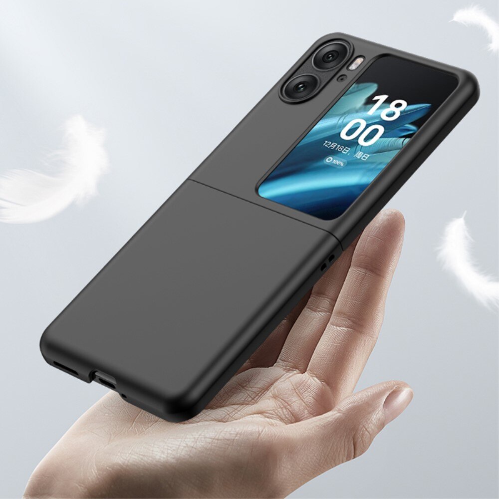 Hard Case Rubberized Oppo Find N2 Flip svart