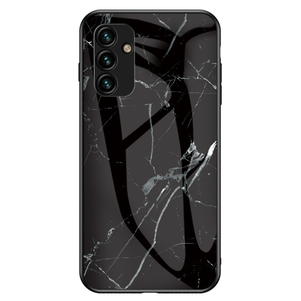 Herdet Glass Deksel Samsung Galaxy A14 svart marmor