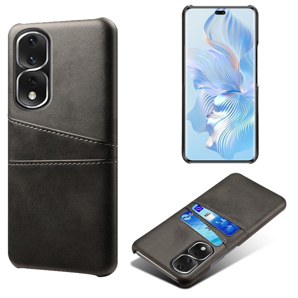 Card Slots Case Honor 80 Pro svart