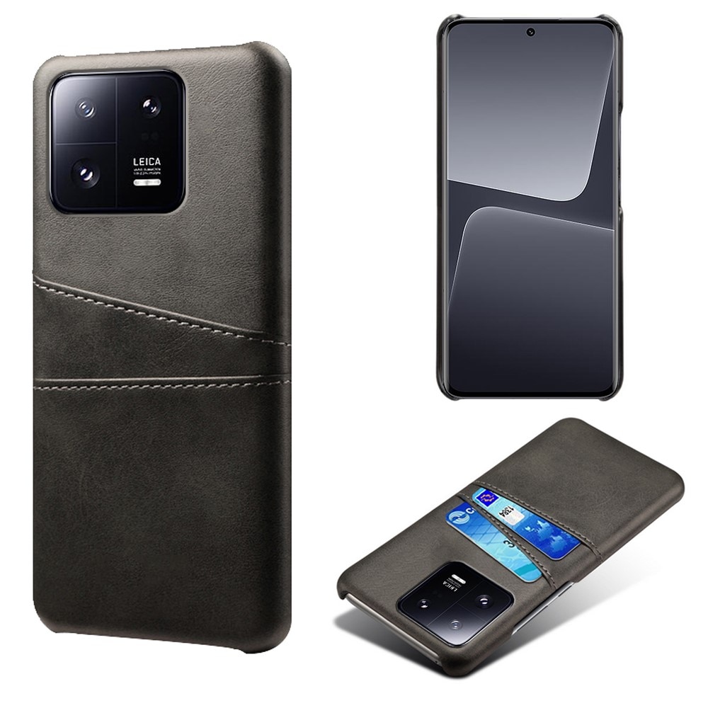 Card Slots Case Xiaomi 13 Pro Svart
