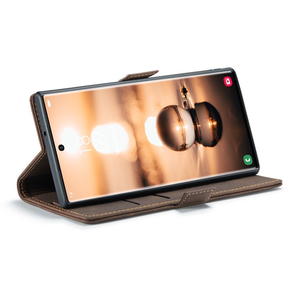Slim Lommebokveske Samsung Galaxy S23 Ultra Brun