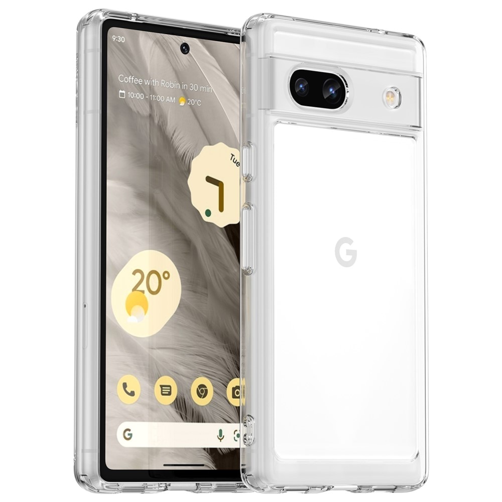 Crystal Hybrid Case Google Pixel 7a gjennomsiktig