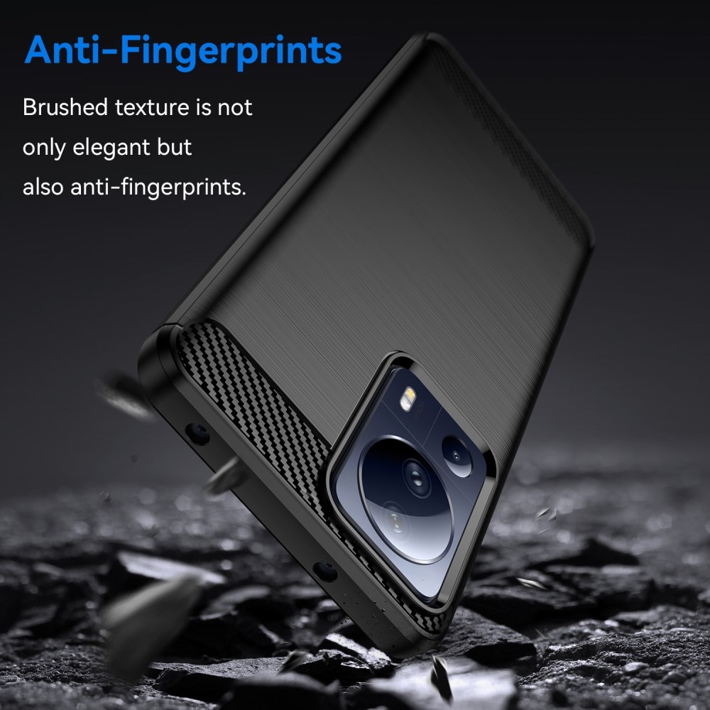 Xiaomi 13 Lite Deksel TPU Brushed Svart